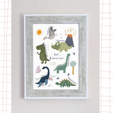 Load image into Gallery viewer, Dinosaur Print | Nursery Print | Kids Wall Art