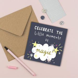 New Baby Card - Magic Moments