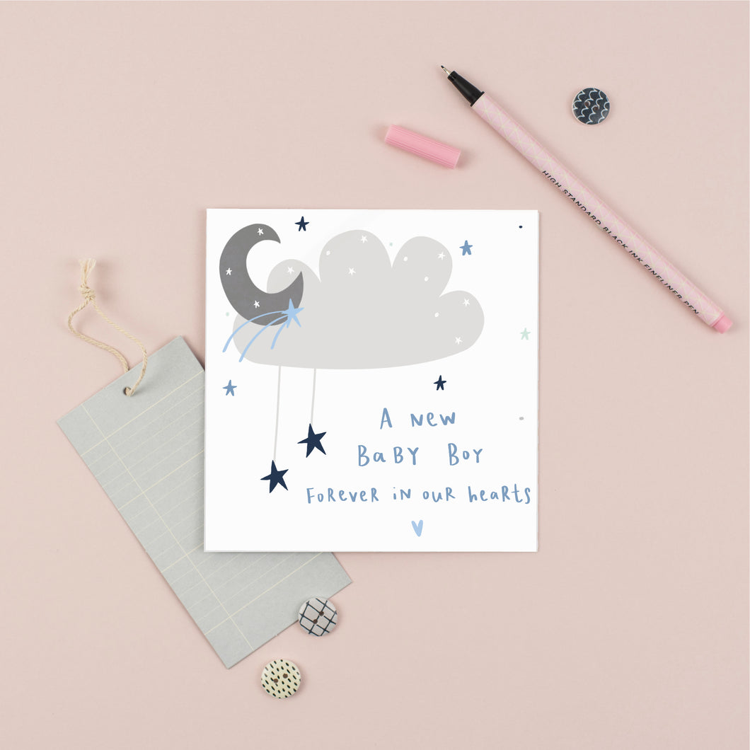 A New Baby Boy | Elsie's Moon Charity Card