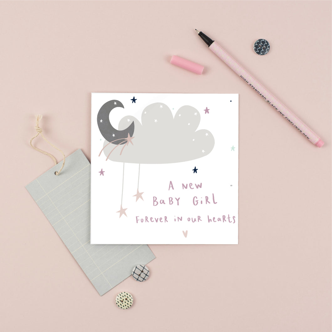 A New Baby Girl | Elsie's Moon Charity Card