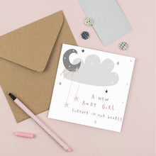 Load image into Gallery viewer, A New Baby Girl | Elsie&#39;s Moon Charity Card