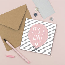 Load image into Gallery viewer, New Baby Girl Card