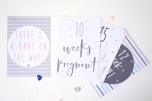 Individual Pregnancy Milestone Cards