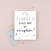 Load image into Gallery viewer, Personalised First Day Milestone Card